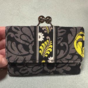 Vera Bradley Small Kisslock Wallet, Baroque